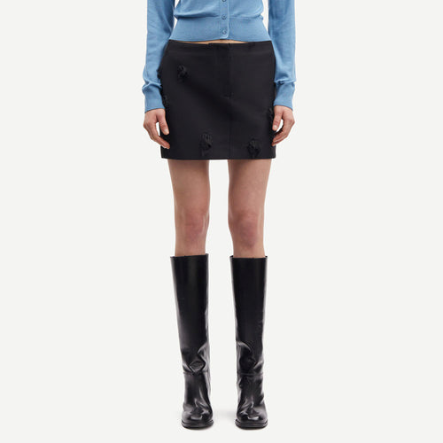 SAMSØE SAMSØE (W) SAMAJSAN SKIRT 15457 (BLACK)