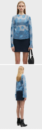 SAMSØE SAMSØE (W) SAMADDA BLOUSE 15311 (BLUE HEAVEN)