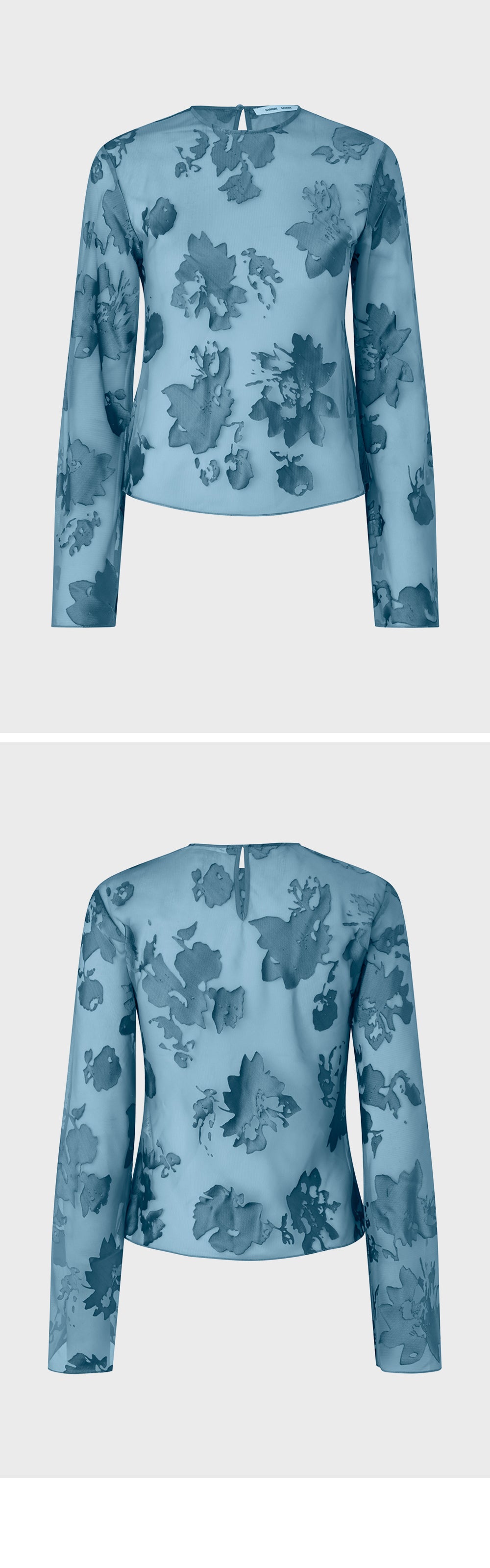 SAMSØE SAMSØE (W) SAMADDA BLOUSE 15311 (BLUE HEAVEN)