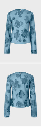SAMSØE SAMSØE (W) SAMADDA BLOUSE 15311 (BLUE HEAVEN)