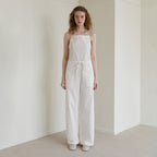 portofcall Portofcall Jumpsuit Sleeveless Ivory