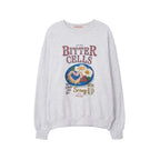 BITTERCELLS Sunny Side Up Sweat Shirt-Light Grey