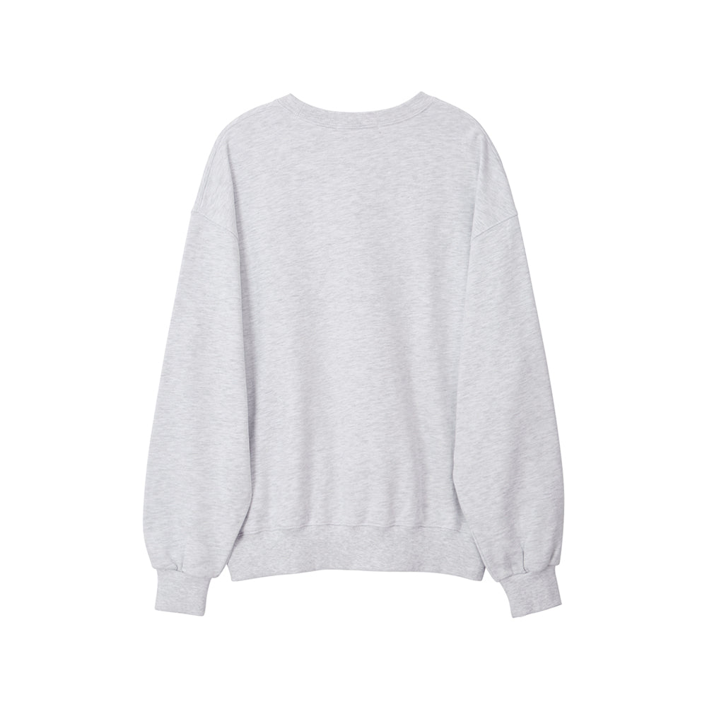 BITTERCELLS Sunny Side Up Sweat Shirt-Light Grey