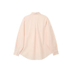 BITTERCELLS Melting Paper Overfit Shirt-Light Pink