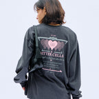 BITTERCELLS Sporty Heart Long Sleeve-Charcoal