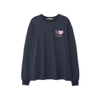 BITTERCELLS Sporty Heart Long Sleeve-Charcoal