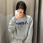 ames worldwide BASIC LOGO SWEATSHIRT GREY