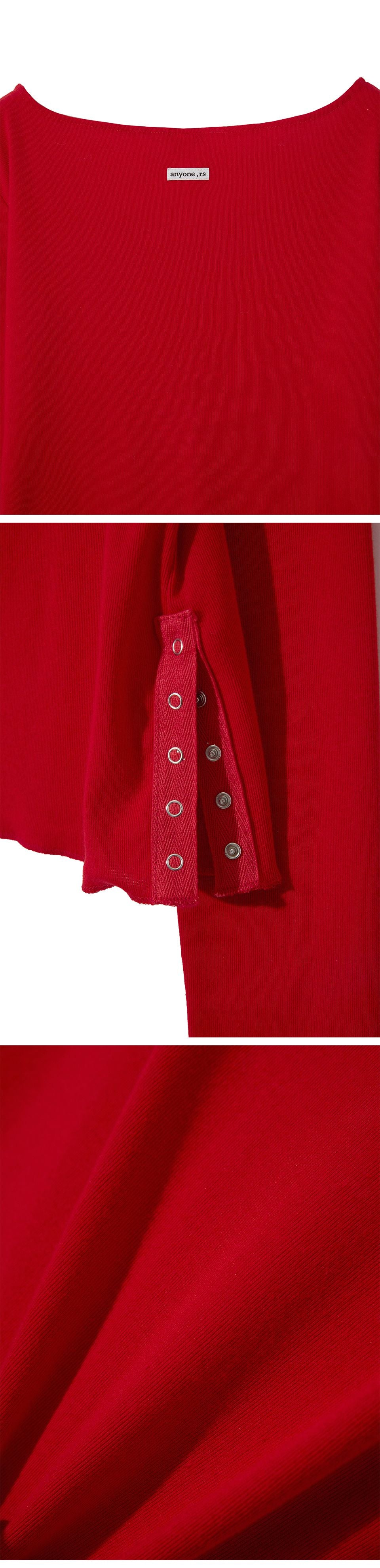 RENSE Line Snap Long Sleeve Red