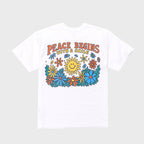 BIGWAVE COLLECTIVE Peace Again Short Sleeve T-Shirt (Off White)
