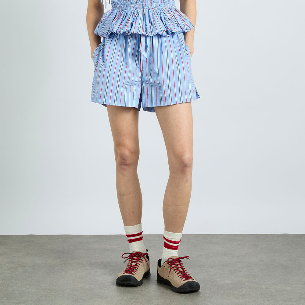 DAMSON MADDER (W) KRISSY PJ BOXER - BOLD BLUE STRIPE (BLUE)