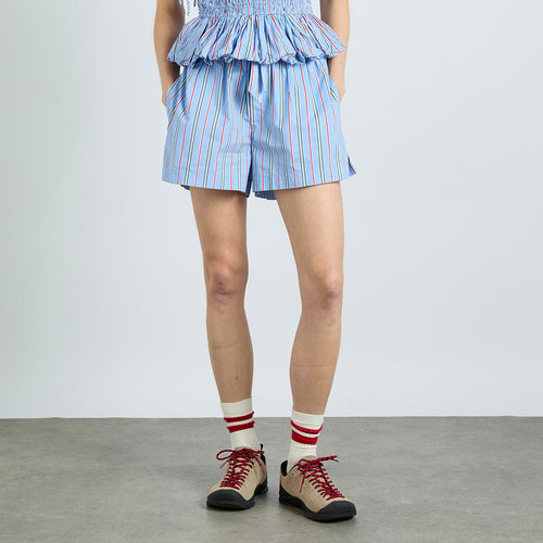 DAMSON MADDER (W) KRISSY PJ BOXER - BOLD BLUE STRIPE (BLUE)