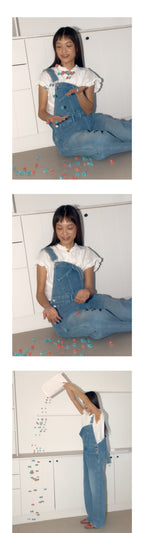 CELITAILS CELITAILS Pocket Denim Overall - Blue