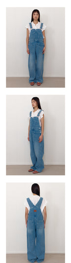 CELITAILS CELITAILS Pocket Denim Overall - Blue