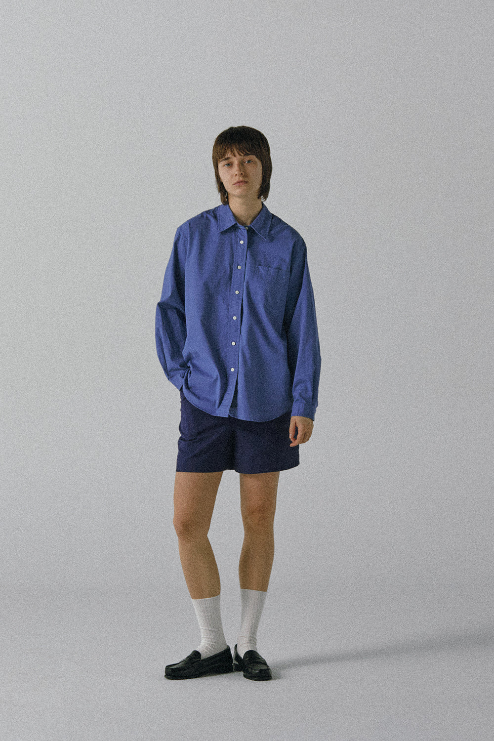 THOMAS MORE TG1-SH11 Faded Shirt - [Blue Velvet]