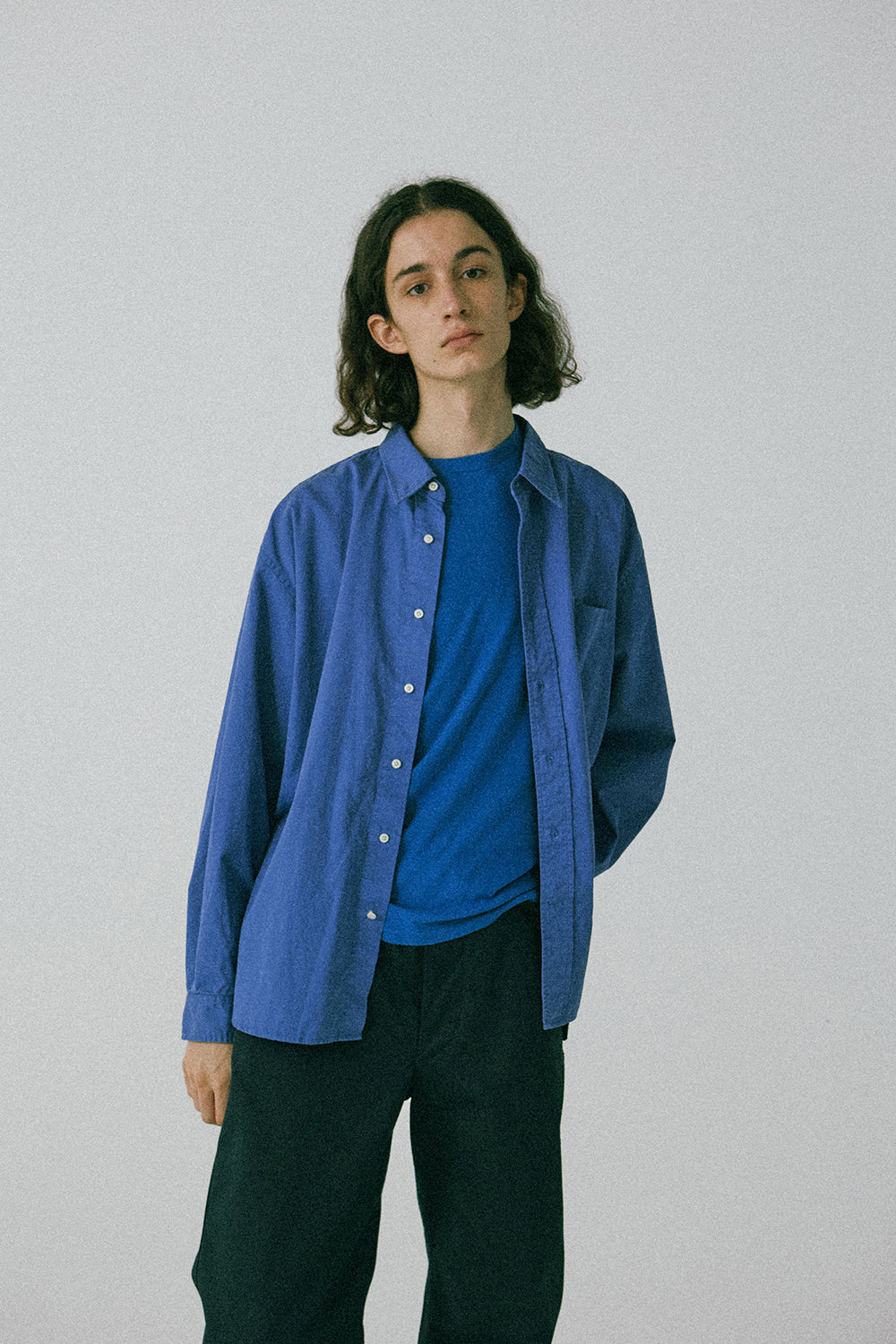 THOMAS MORE TG1-SH11 Faded Shirt - [Blue Velvet]