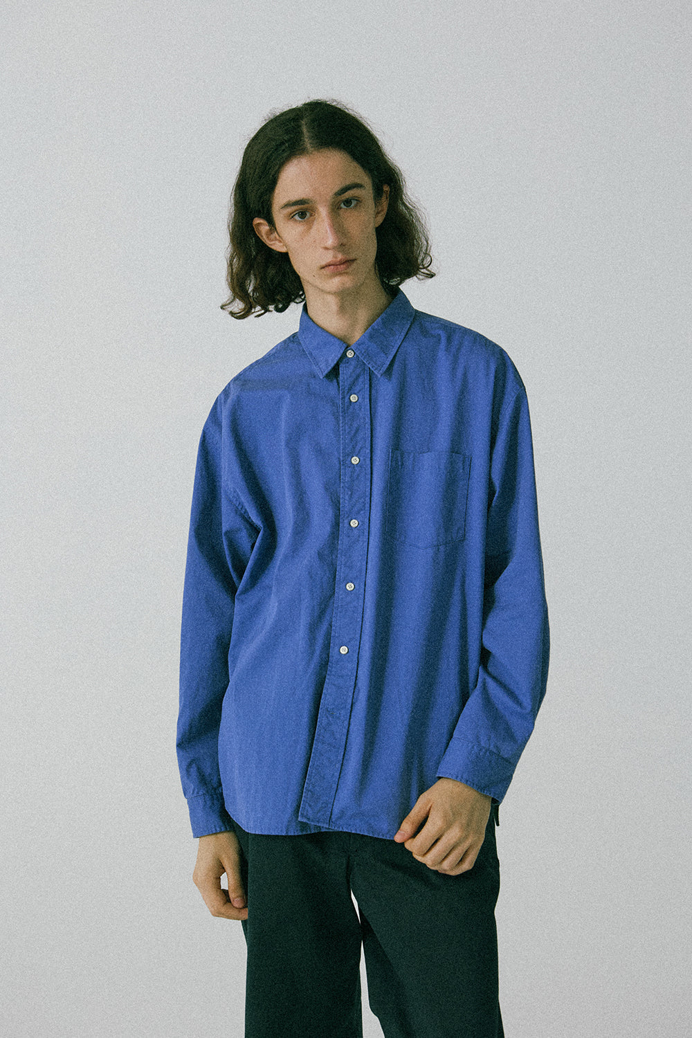 THOMAS MORE TG1-SH11 Faded Shirt - [Blue Velvet]