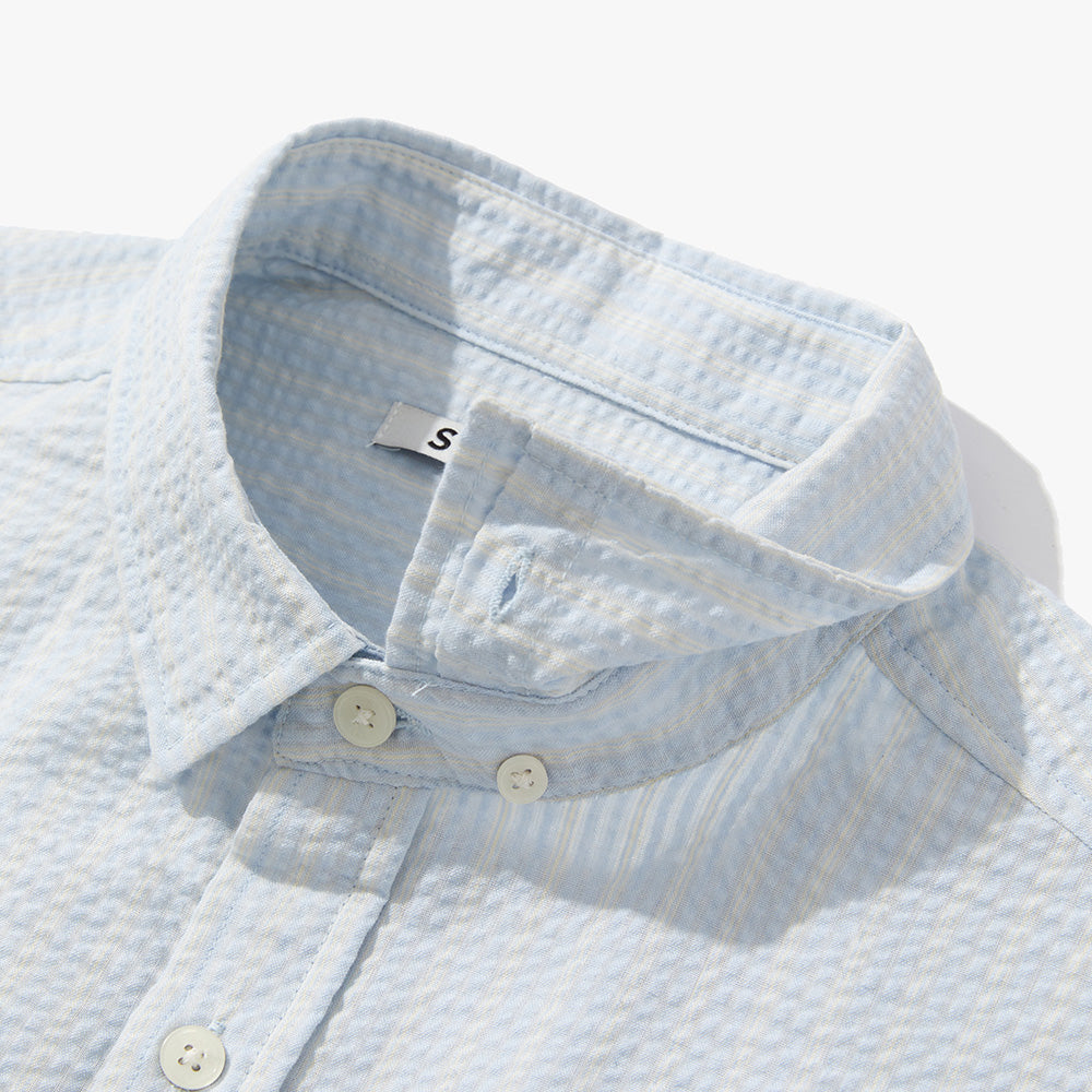 SUARE Creased striped shirt - 3 COLOR