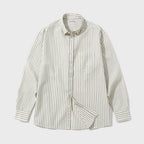 SUARE Creased striped shirt - 3 COLOR