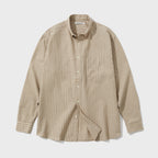 SUARE Creased striped shirt - 3 COLOR