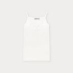 SOMEWHEREBUTTER [18th] Lace Button Sleeveless - Ivory