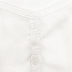 SOMEWHEREBUTTER [18th] Lace Button Sleeveless - Ivory