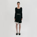 EENK Wrap Midi Skirt - Black