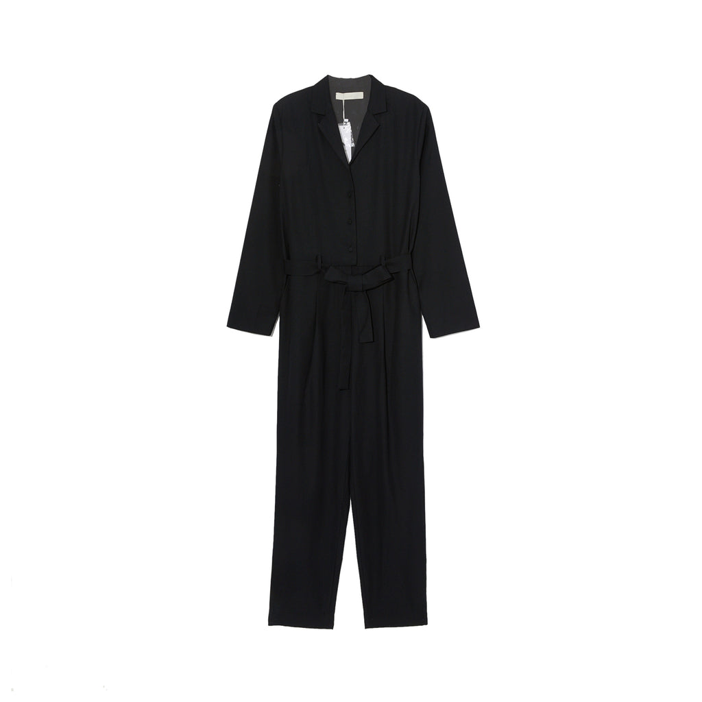 FLOW.1 FLOW.1 Jumpsuit Collar Belted