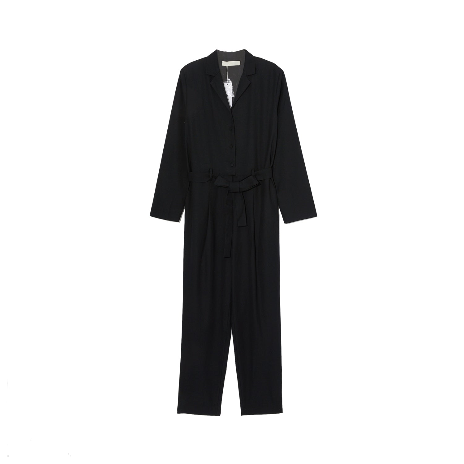 FLOW.1 FLOW.1 Jumpsuit Collar Belted