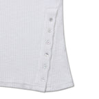 MICHIKO LONDON KOSHINO DIAGONAL BUTTON SLIM TOP IVORY