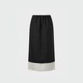 EENK Layered Long Skirt - Black