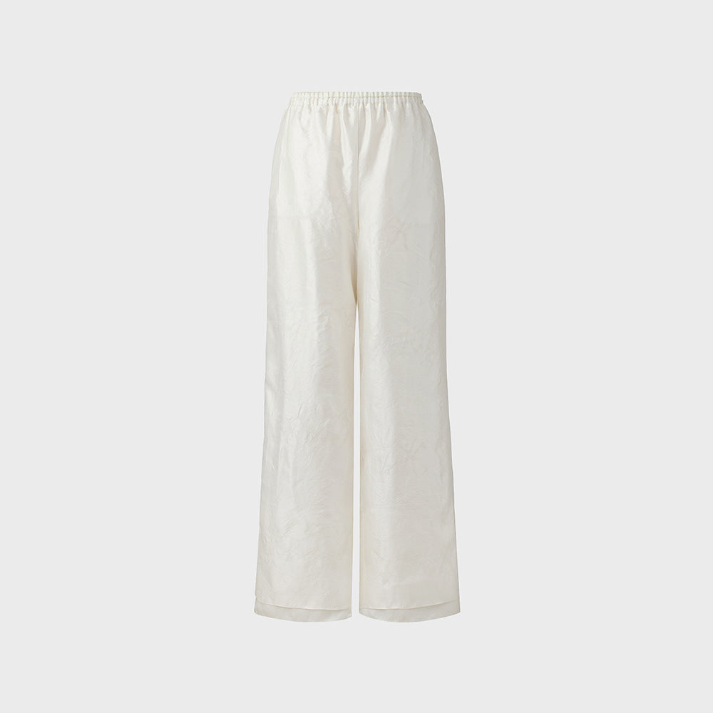 EENK Wide Straight Pants - Ivory