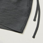 YE Lucy Button Blouse - Charcoal