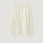 YE Lucy Button Blouse - Ivory