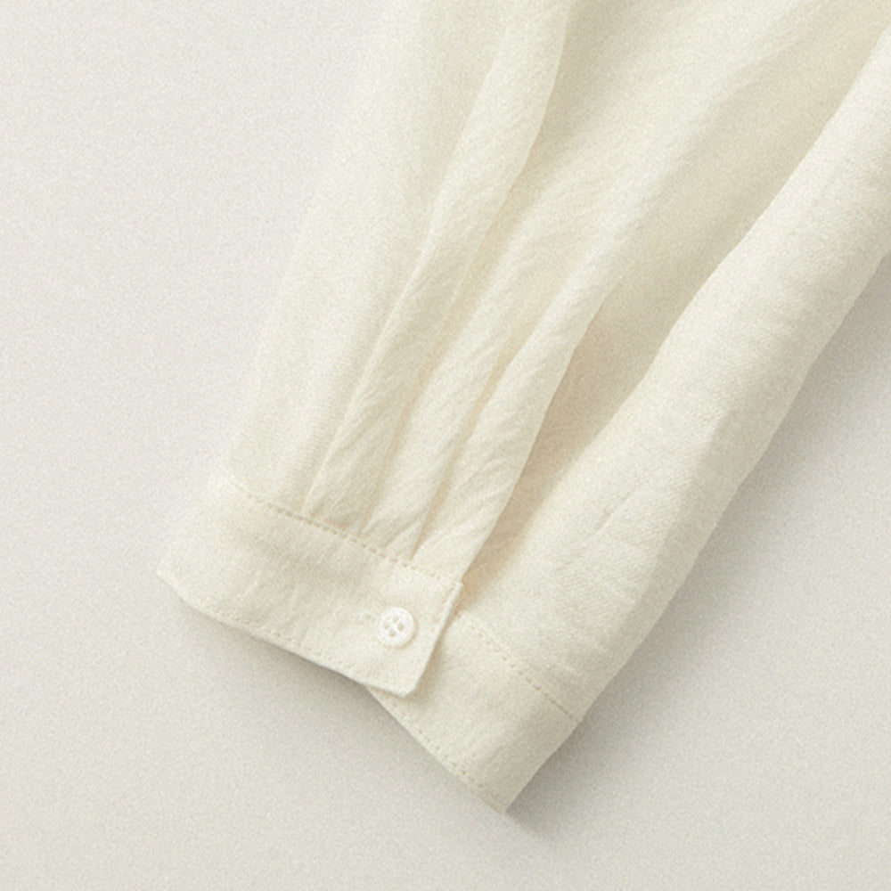 YE Lucy Button Blouse - Ivory