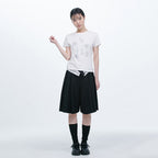 OHESHIO LOGO SLIM T-SHIRT, WHITE