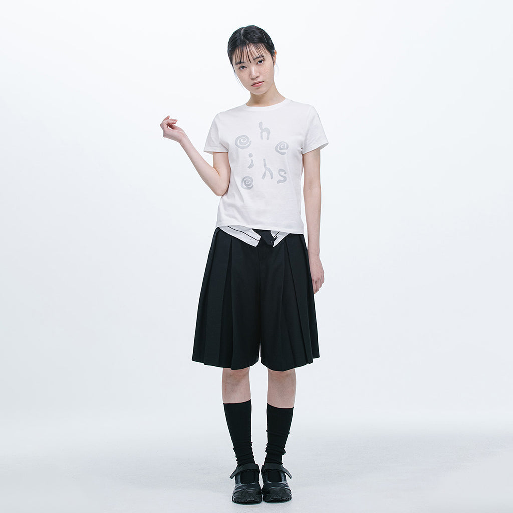 OHESHIO LOGO SLIM T-SHIRT, WHITE
