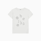 OHESHIO LOGO SLIM T-SHIRT, WHITE