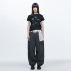 OHESHIO LOGO SLIM T-SHIRT, BLACK