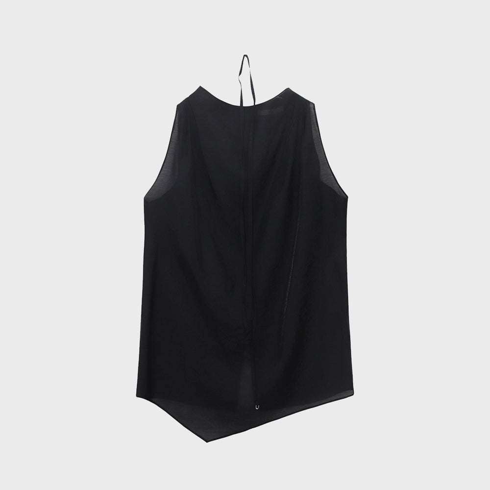 THE ANY [21st Order] Drape See-Through Blouse