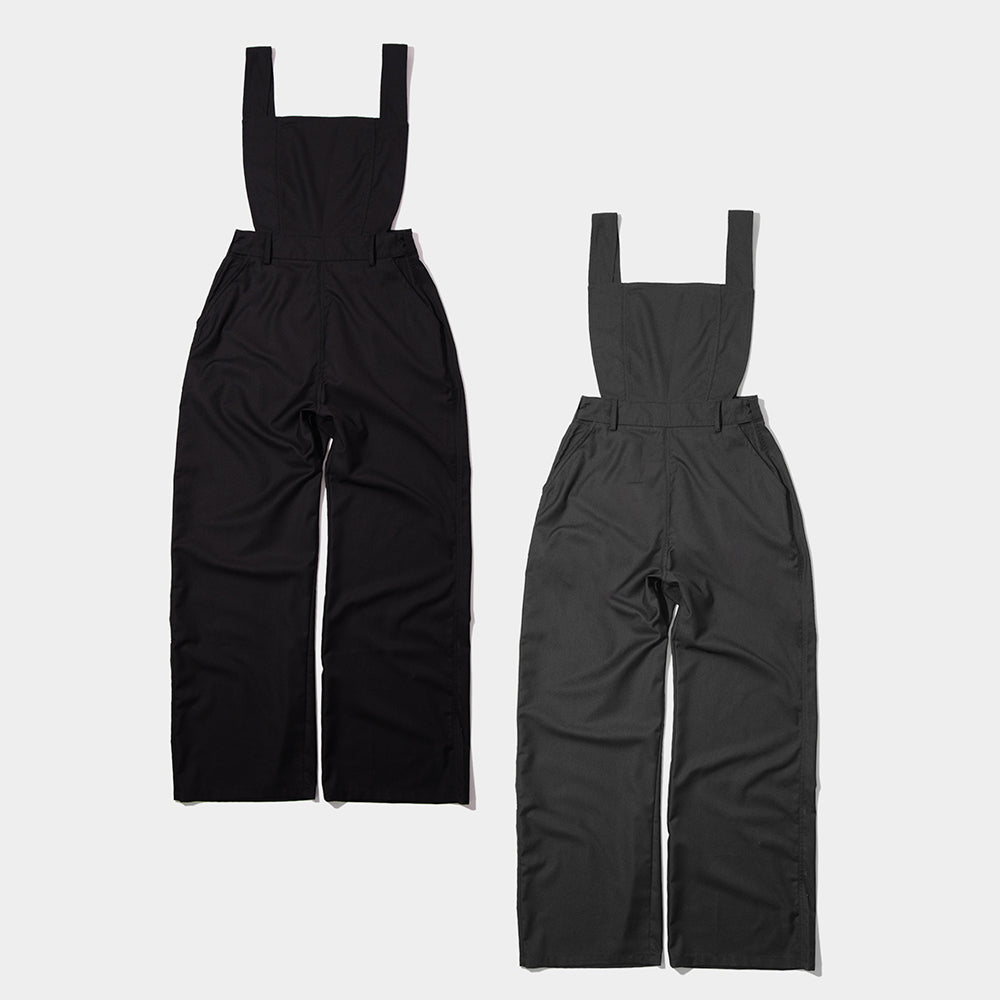 PLACE STUDIO PLACE STUDIO Wide Banding Long Jumpsuit Overall Pants