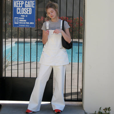SOMEWHEREBUTTER Jumpsuit Combi Cotton - Ivory