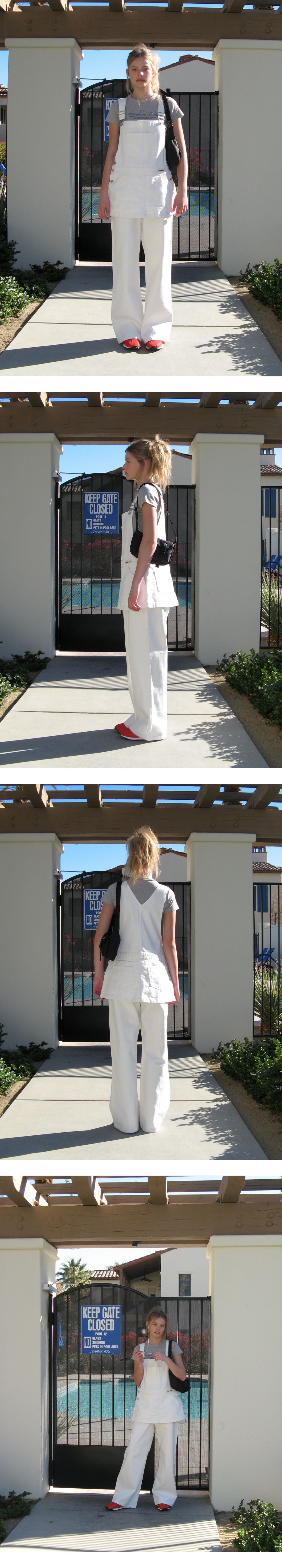 SOMEWHEREBUTTER SOMEWHEREBUTTER Jumpsuit Combi Cotton - Ivory