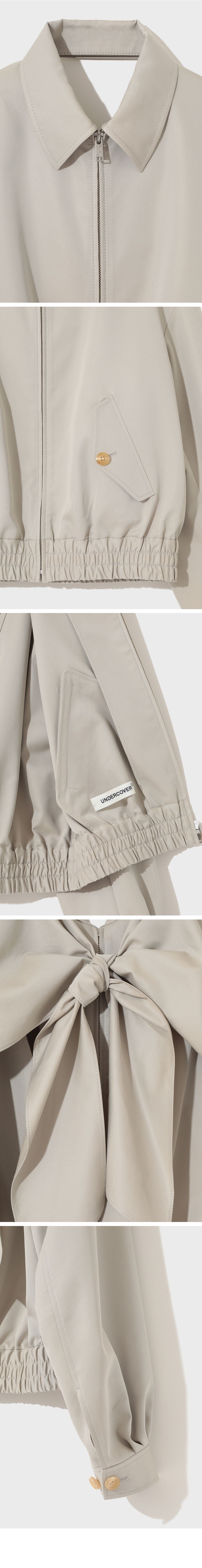 UNDERCOVER (W) BLOUSON (LIGHT BEIGE GREY) UP1E1203-1