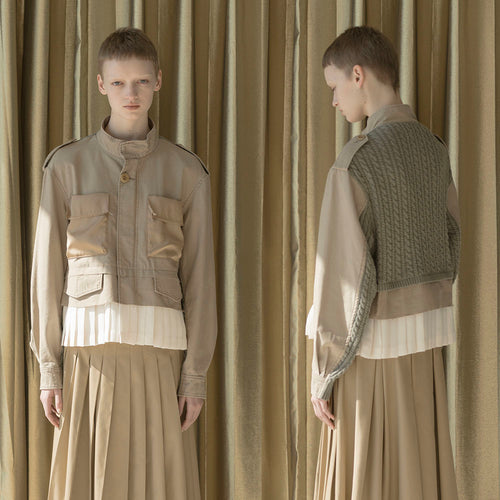 UNDERCOVER (W) BLOUSON (BEIGE) UP1E1208