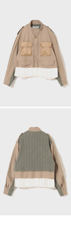UNDERCOVER (W) BLOUSON (BEIGE) UP1E1208