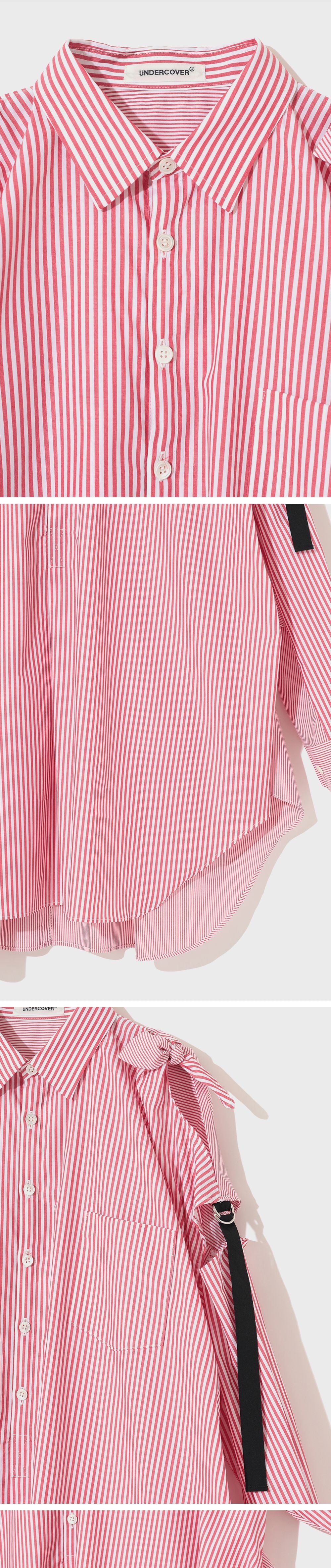 UNDERCOVER (W) SHIRT (RED ST) UP1E1405