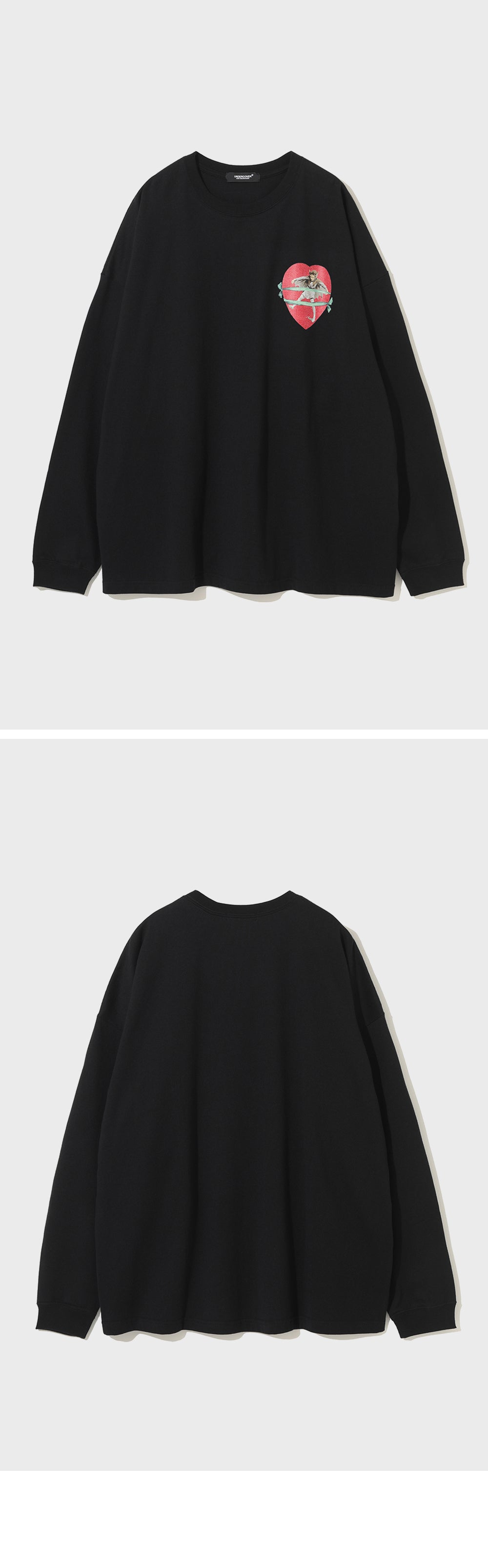 UNDERCOVER (W) PULLOVER (BLACK) UC1E1893-2