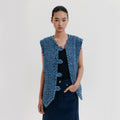 EENK V-Neck Vest - Blue