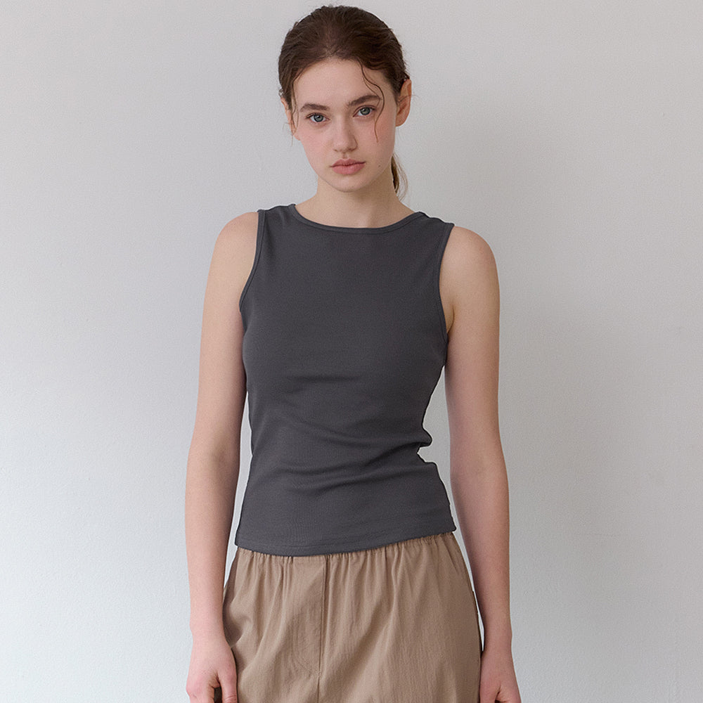 TSH Scoop neck tank top t-shirt 3 colors