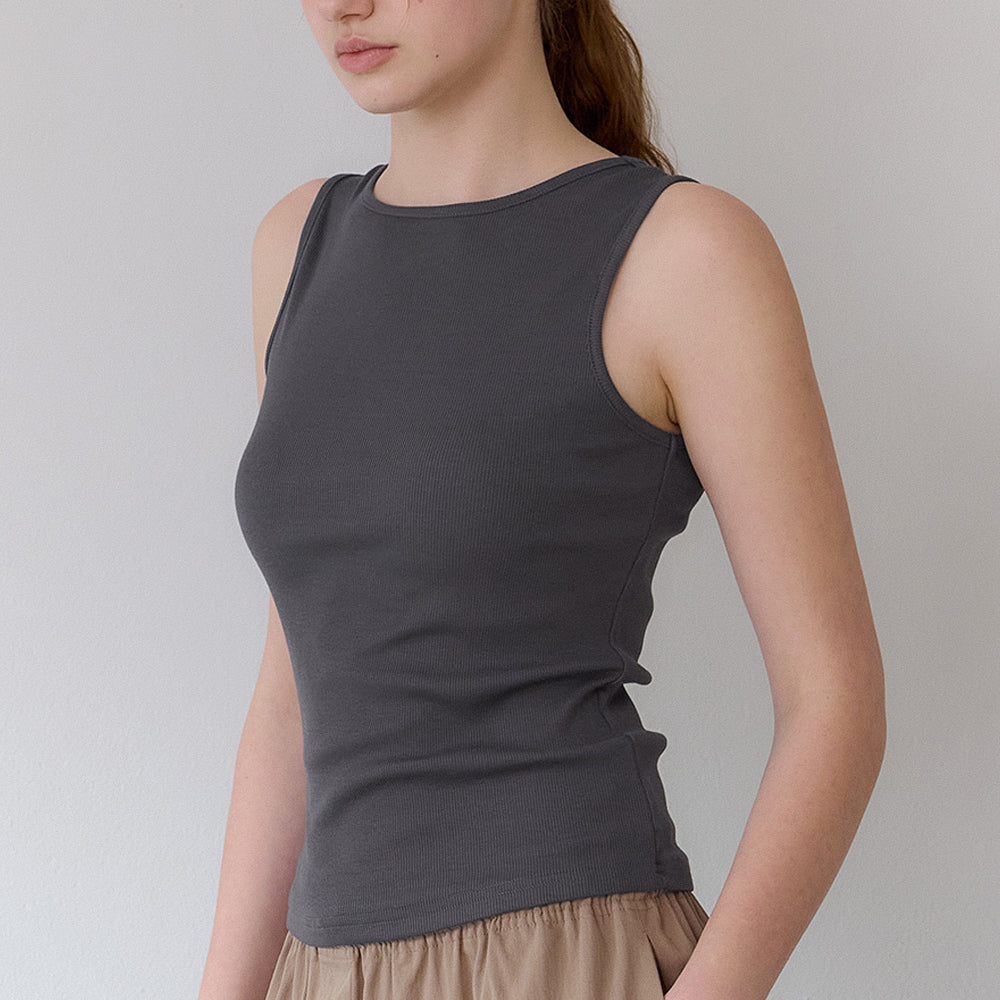 TSH Scoop neck tank top t-shirt 3 colors